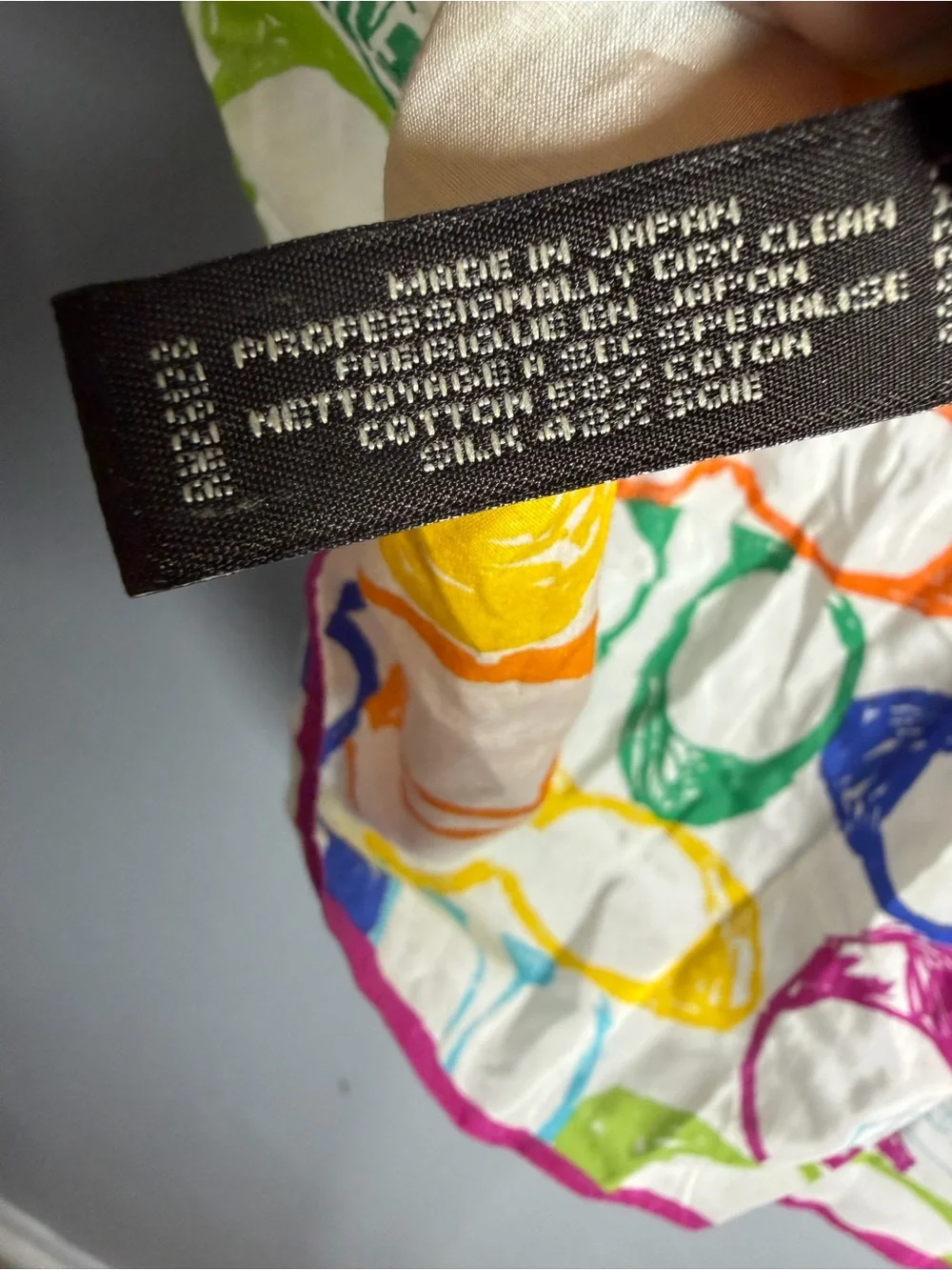 Coach Silk Blend Multicolor Print Square Scarf